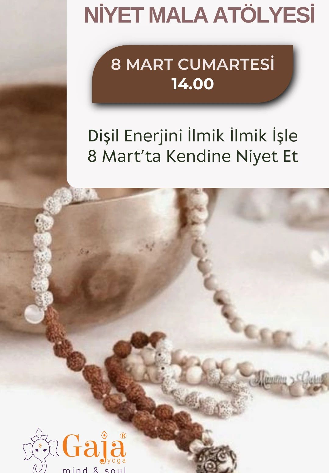 Niyetini Bileğine, Ruhunu Matına Tak: Mala Kolye Atölyesi