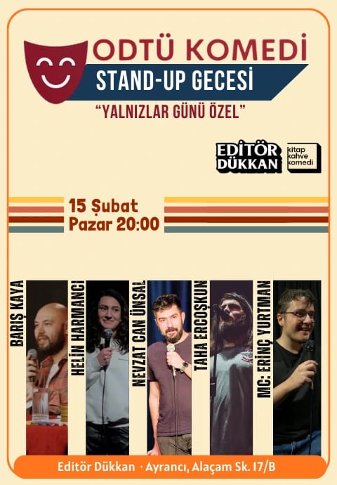 ODTÜ Komedi Topluluğu - Stand Up Gecesi