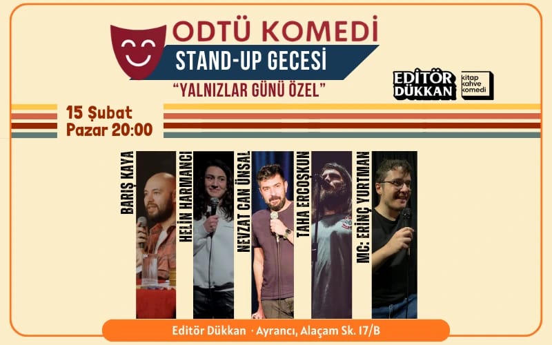 ODTÜ Komedi Topluluğu - Stand Up Gecesi