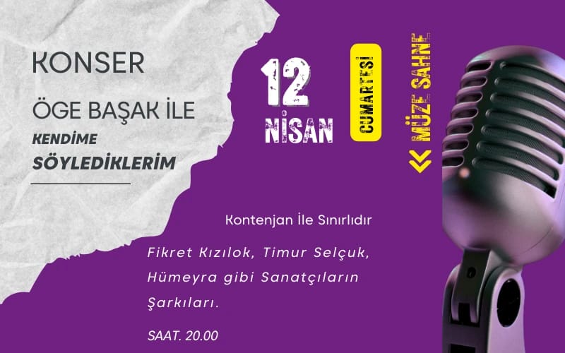 Öge Başak İle Kendime Söylediklerim Dinletisi