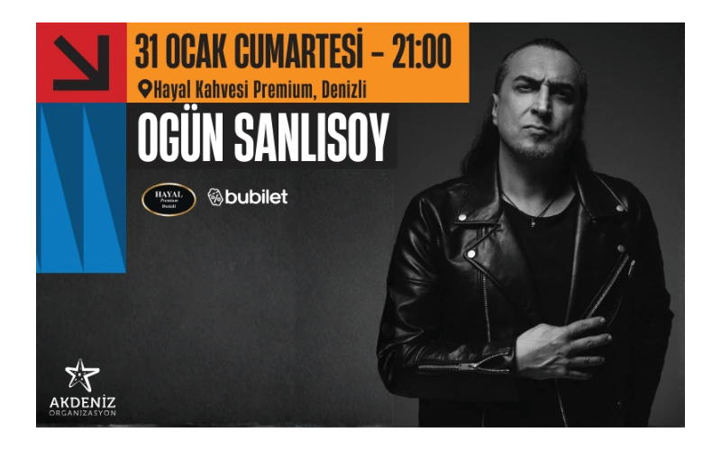 Ogün Sanlısoy Konseri poster
