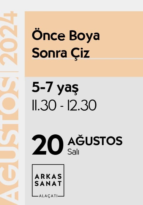 Önce Boya Sonra Çiz