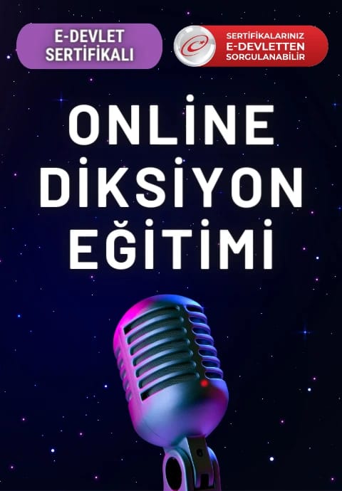 Online Diksiyon Eğitimi ve Sertifikası