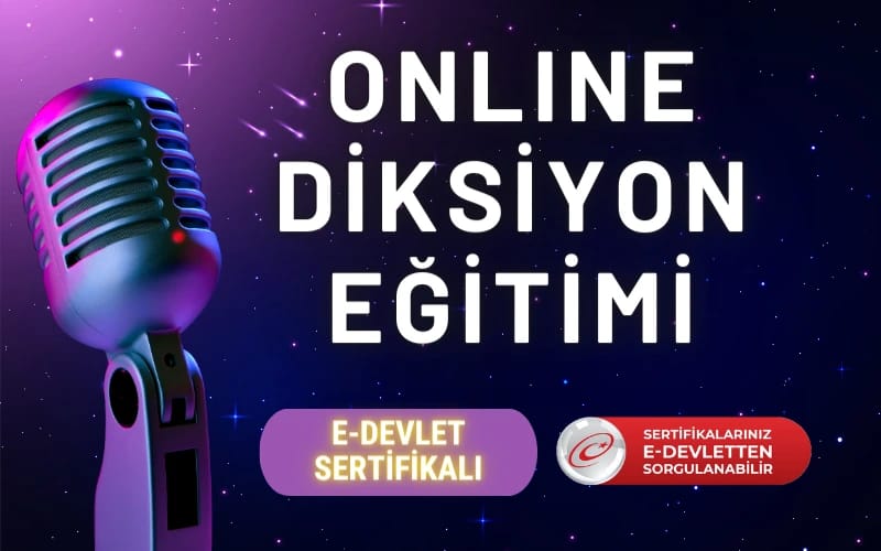 Online Diksiyon Eğitimi ve Sertifikası