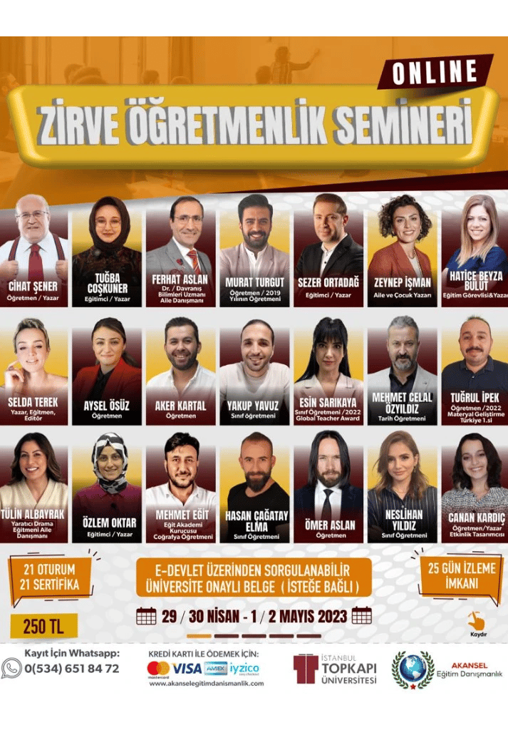 Online Zirve Öğretmenlik Semineri