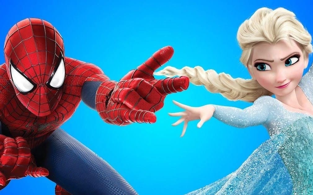 Örümcek Adam ve Elsa Çocuk Oyunu