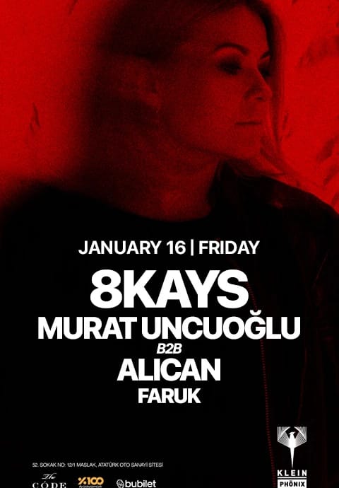 Overdaze Presents // 8Kays + Murat Uncuoğlu B2B Alican + Faruk | Klein Phönix