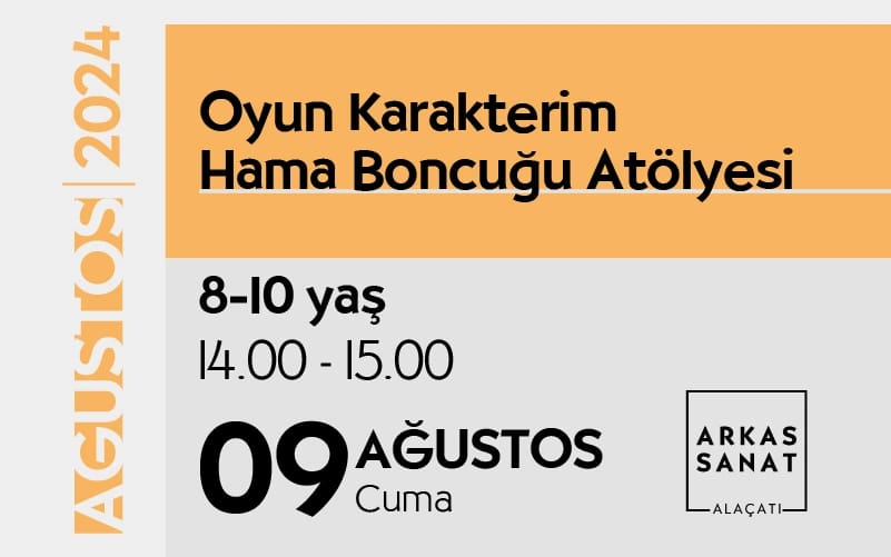 Oyun Karakterim – Hama Boncuğu Atölyesi