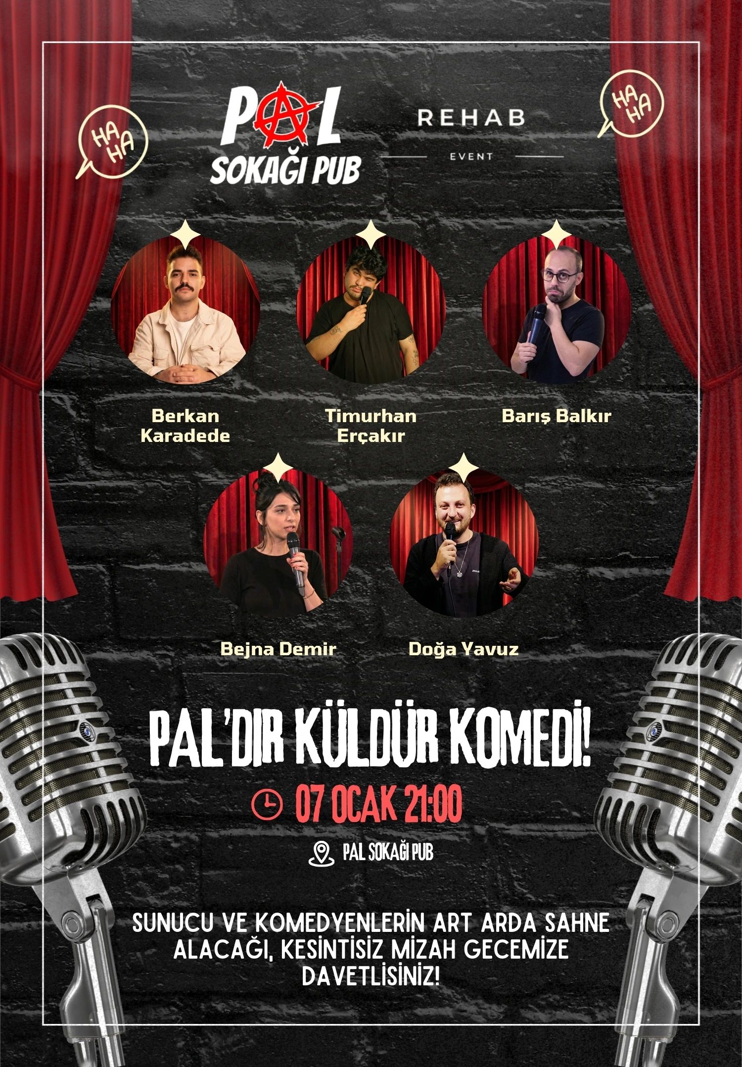 Pal'dır Küldür Stand Up Gecesi