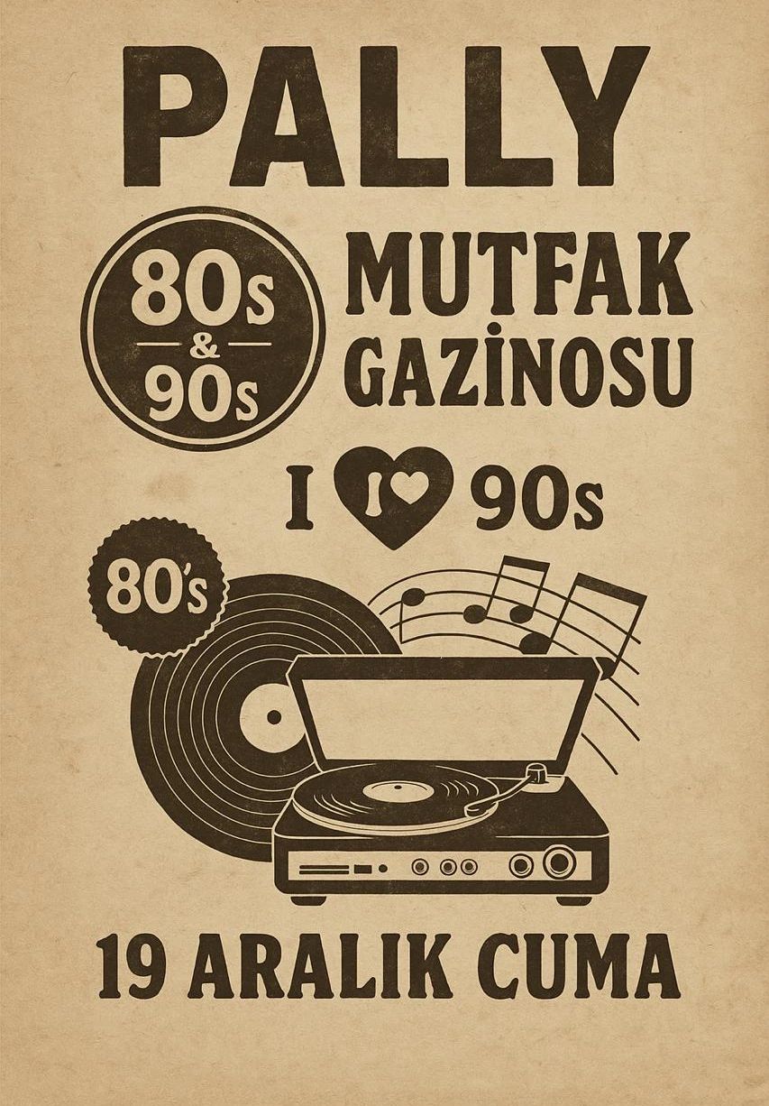 Pally 80s 90s Mutfak Gazinosu