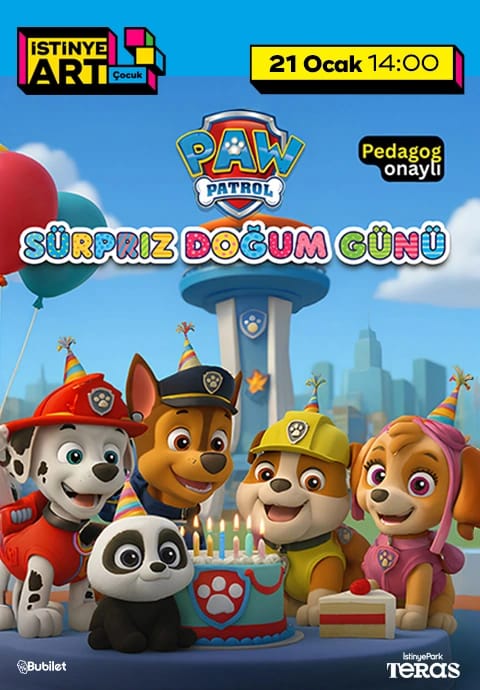 Paw Patrol - Sürpriz Doğum Günü Çocuk Oyunu