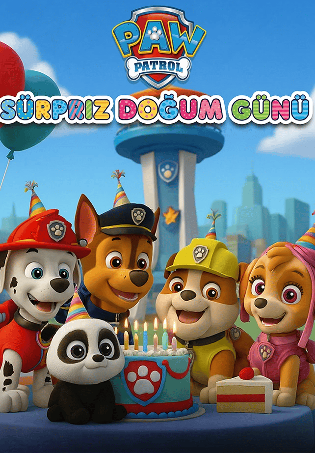 Paw Patrol - Sürpriz Doğum Günü Çocuk Oyunu