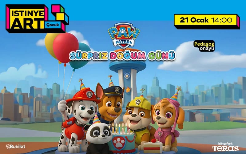 Paw Patrol - Sürpriz Doğum Günü Çocuk Oyunu