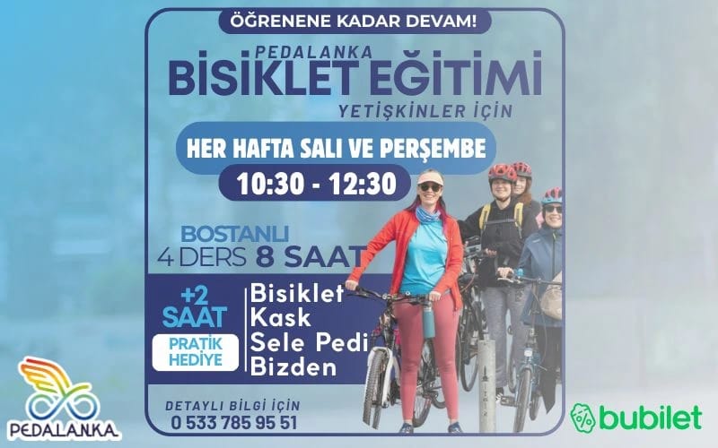 Pedalanka Yetişkin Bisiklet Eğitimi – Bostanlı