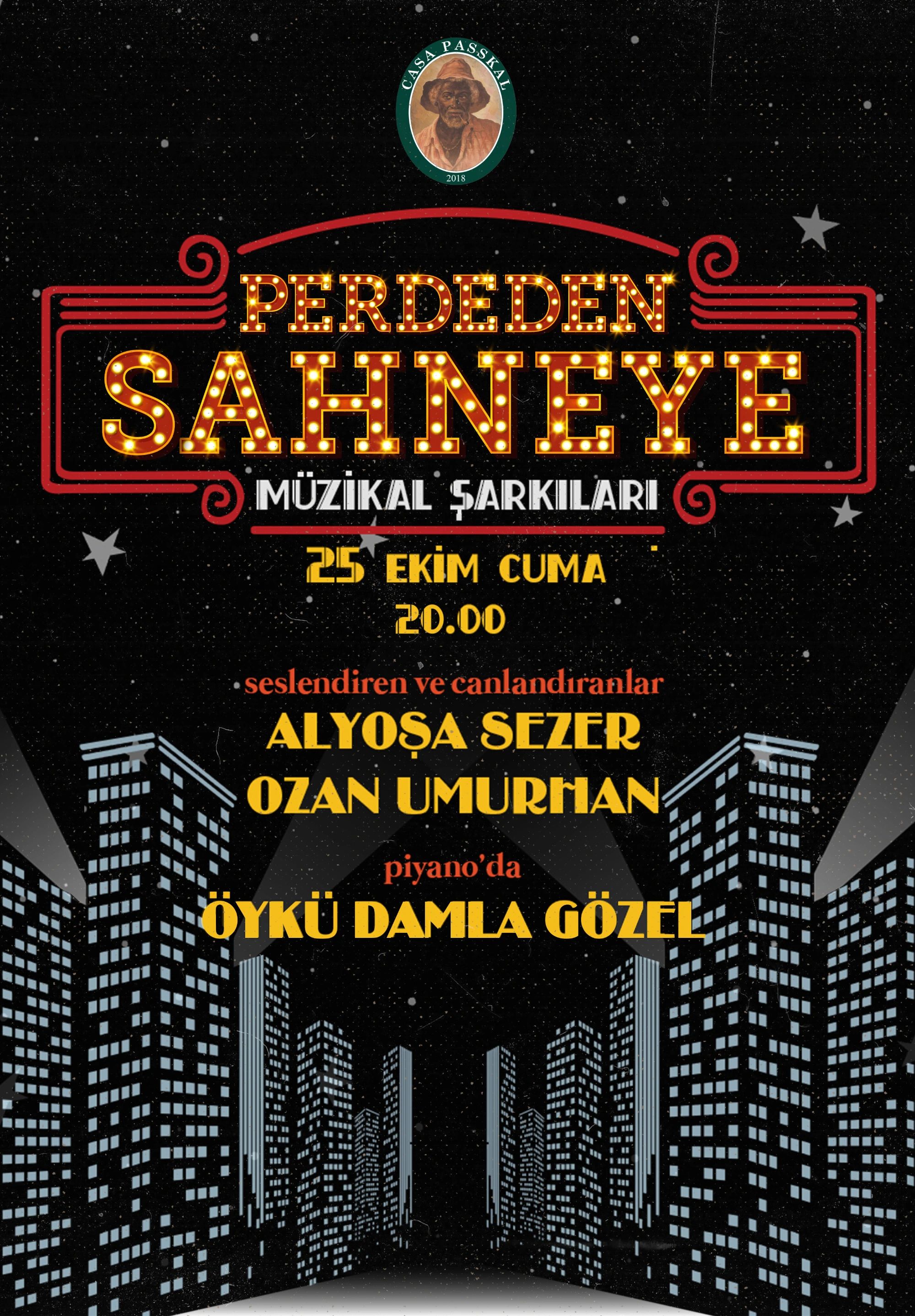 Perdeden Sahneye Müzikal Şarkıları