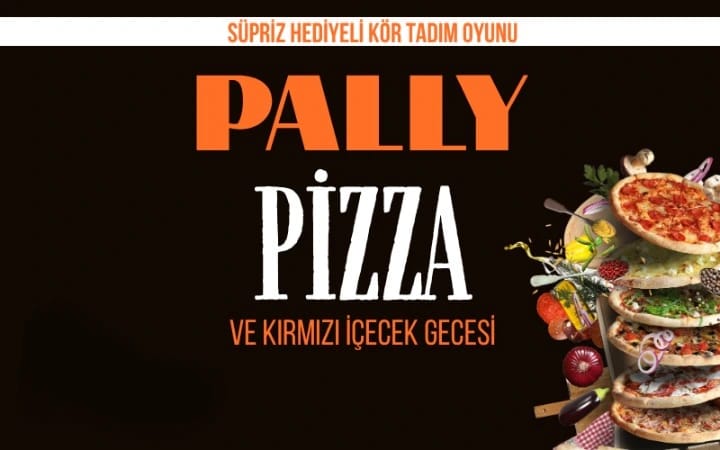 Pizza & Kırmızı İçecek Gecesi + Sürpriz Hediyeli Kör Tadım Oyunu poster