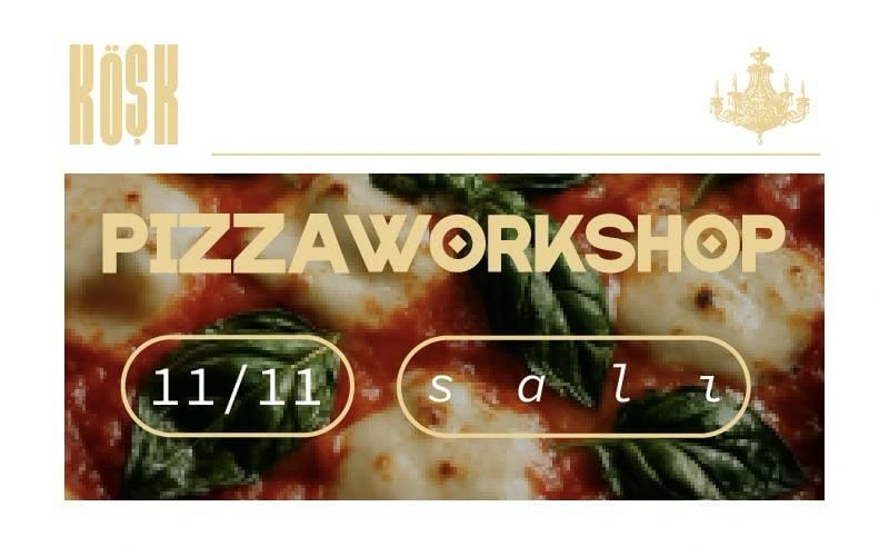 Pizza Workshop poster