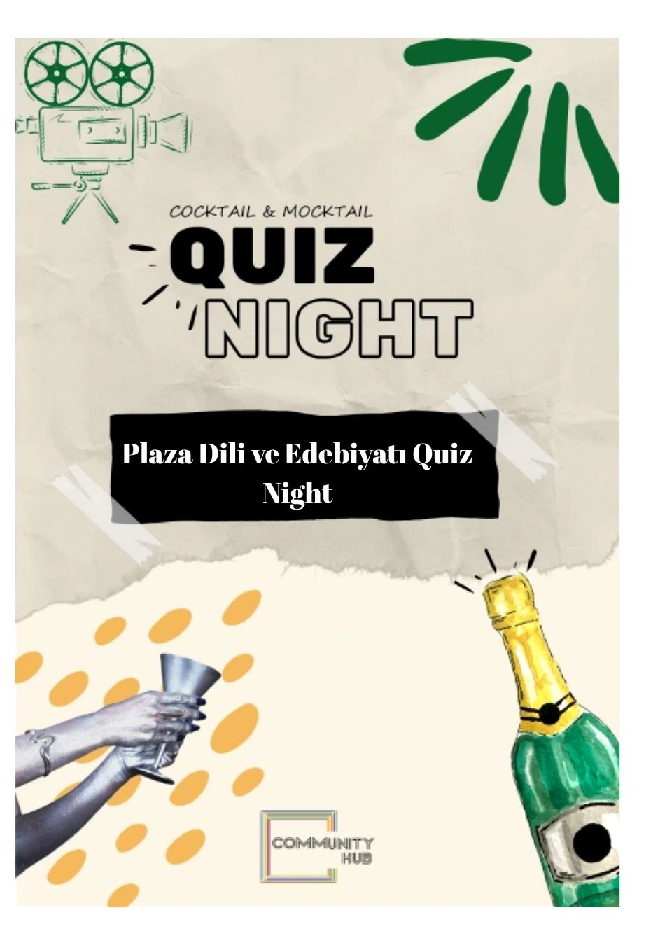 Plaza Dili ve Edebiyatı Quiz Night