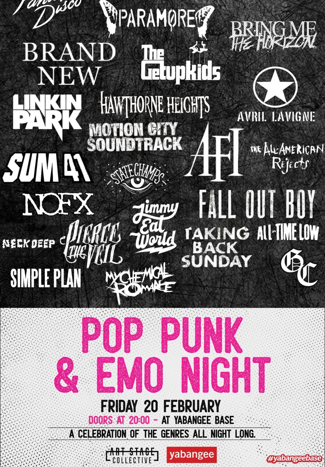 Pop Funk & Emo Night