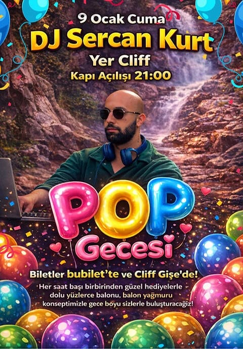 POP Gecesi | Cliff Sahne