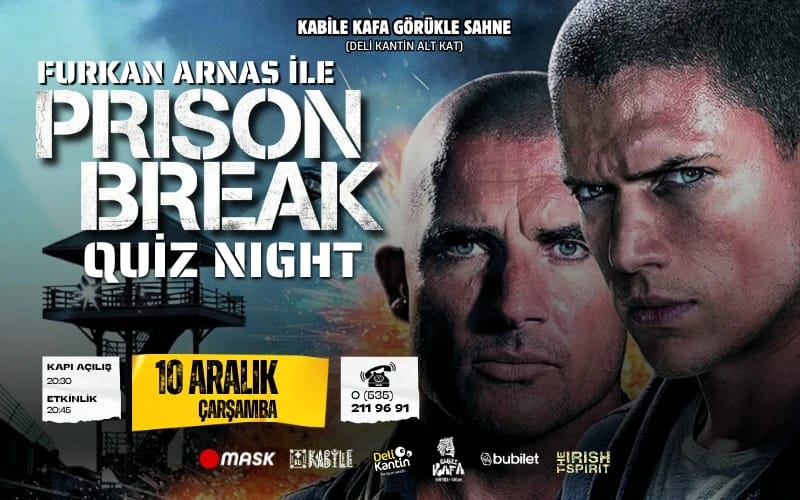 Prison Break Quiz Night - Furkan Arnas İle