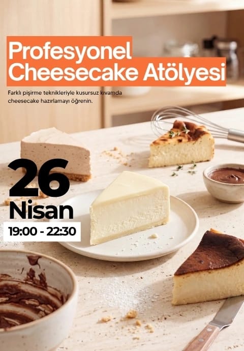 Profesyonel Cheesecake Eğitimi