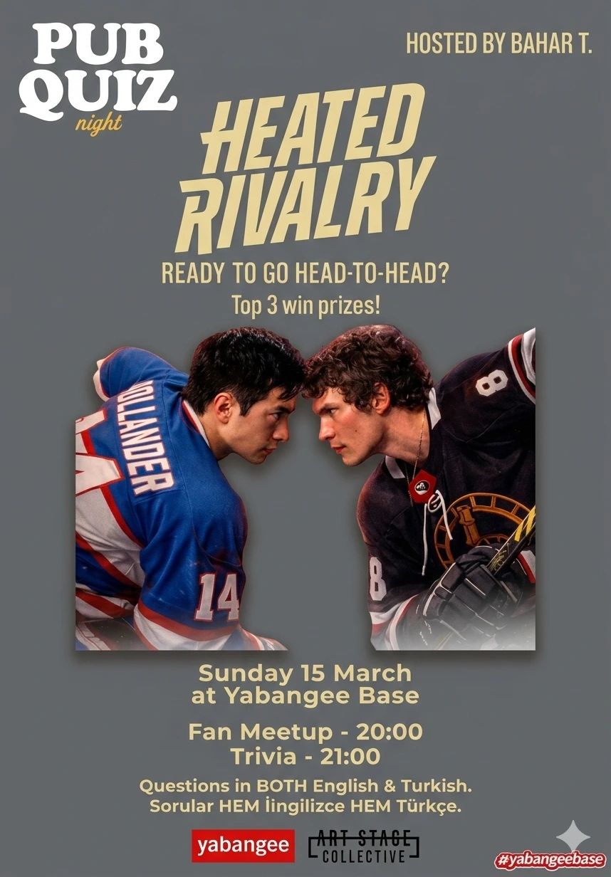 Pub Quiz Night on Heated Rivalry (TV Show): Questions in both English and Turkish