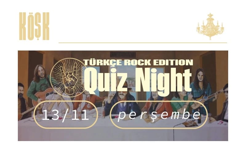 Quiz Night - Türkçe Rock Edition poster