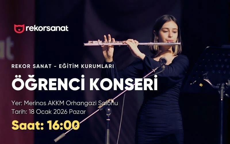 Rekor Sanat Öğrenci Konseri Saat 16:00