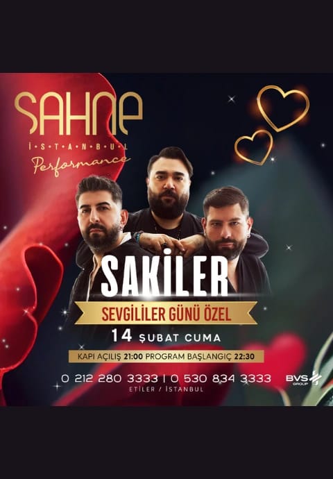Sakiler Konseri 14 Şubat Sevgililer Günü Özel