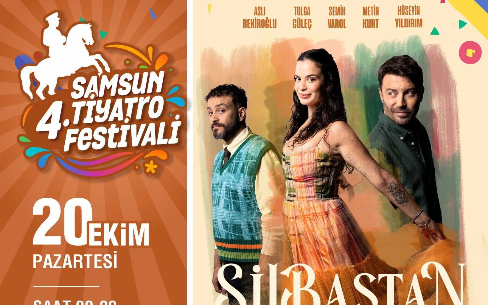 4. Samsun Tiyatro Festivali – Sil Baştan poster