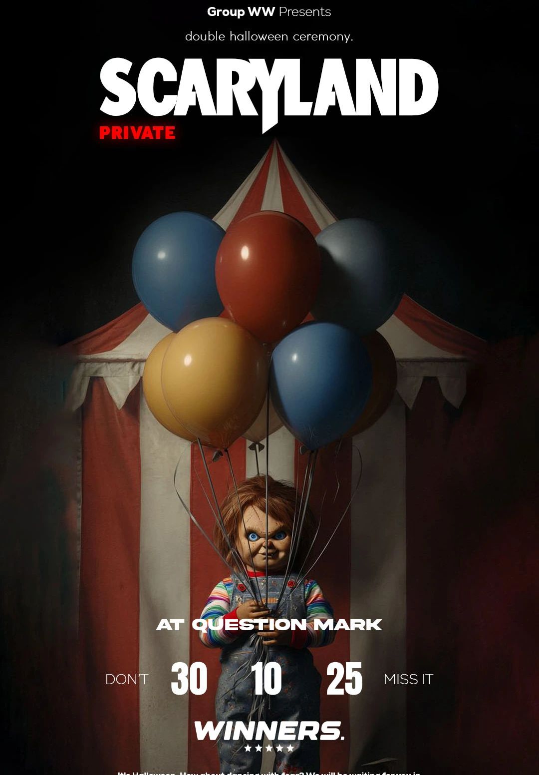 SCARYLAND PRIVATE | QUESTION MARK | HALLOWEEN