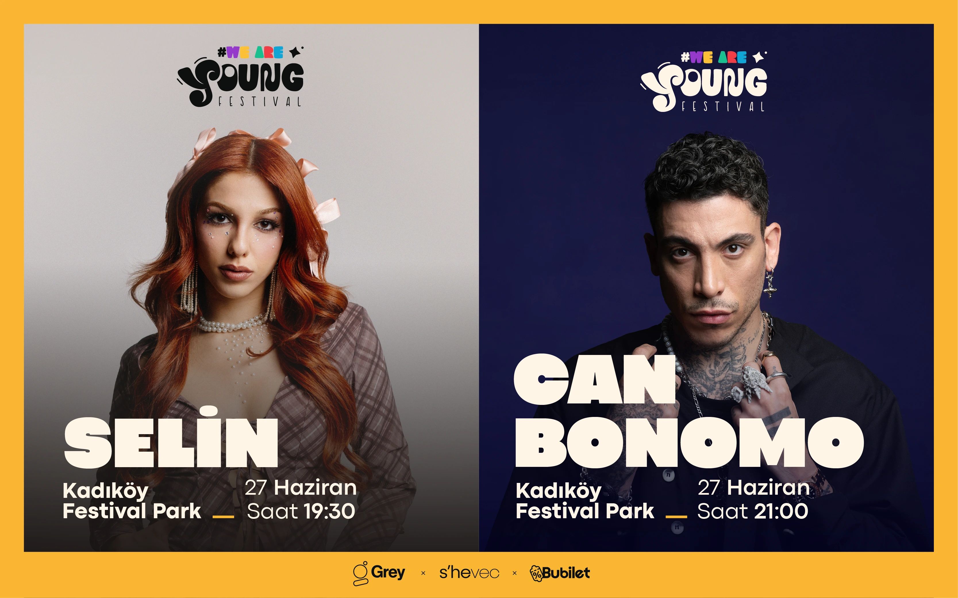 Selin & Can Bonomo - We Are Young Festival