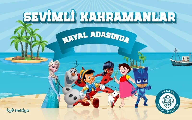 Sevimli Kahramanlar Hayal Adası'nda poster