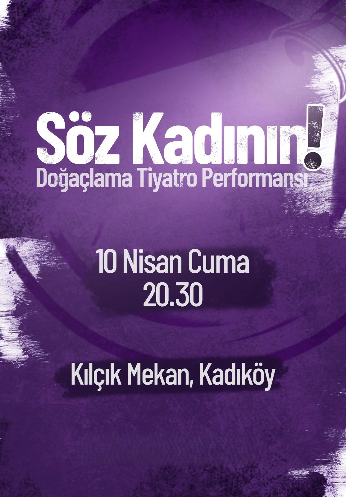 Söz Kadının! Doğaçlama Tiyatro Gösterisi