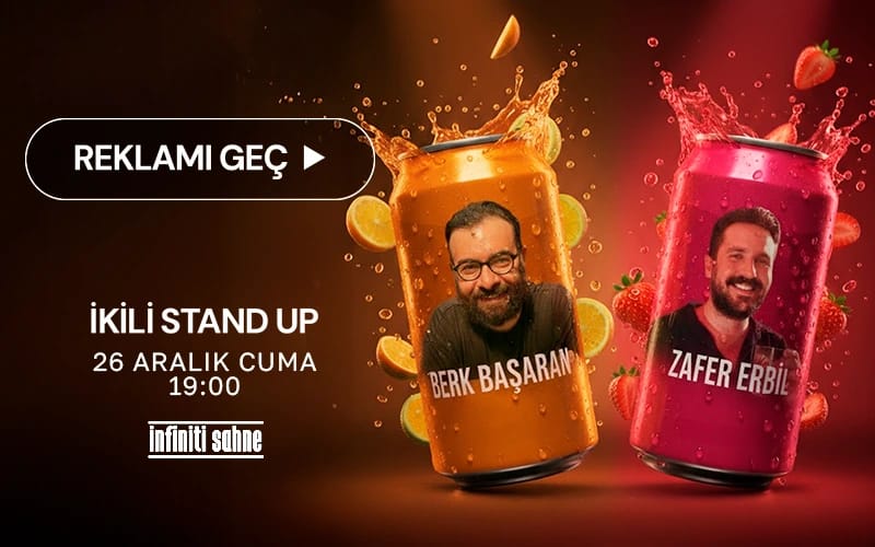 Stand up Bir Saat Reklamı Geç Zafer Erbil - Berk Başaran