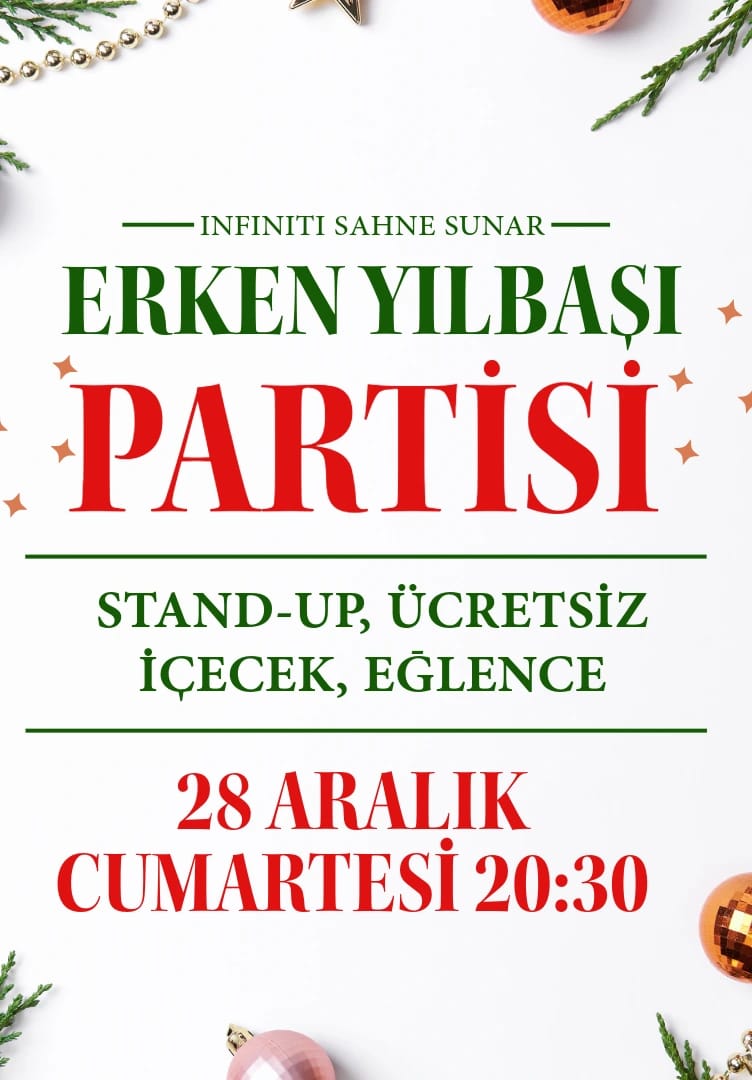 Stand up Taksim Erken Yılbaşı Partisi