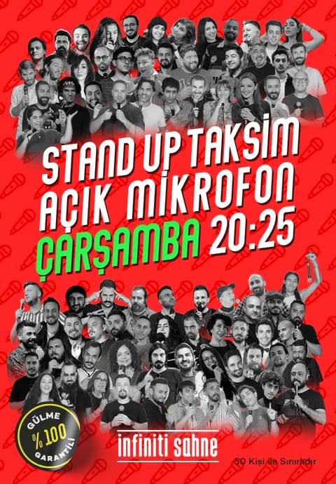 Stand Up Taksim Gecesi & Açık Mikrofon Çarşamba 