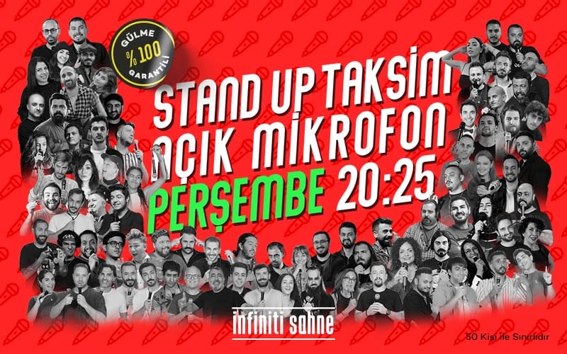 Stand Up Taksim Gecesi & Açık Mikrofon Perşembe poster