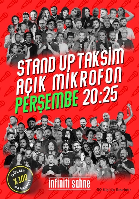 Stand Up Taksim Gecesi & Açık Mikrofon Perşembe 