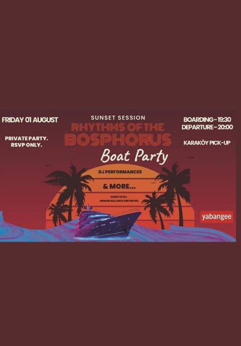 Sunset Session Boat Party: Rhythms of the Bosphorus