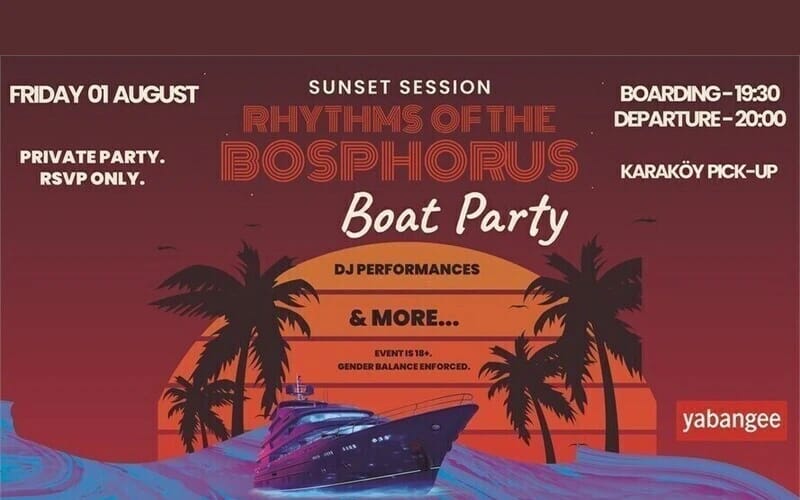 Sunset Session Boat Party: Rhythms of the Bosphorus
