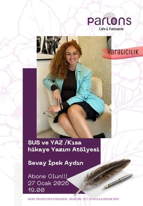 SUS ve YAZ! – 8 Haftalık Kısa Hikâye Yazma Atölyesi