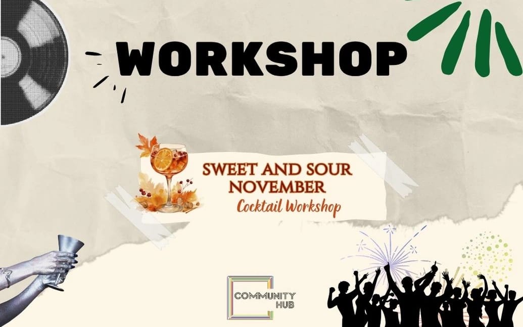 Sweet and Sour Cocktail Workshop poster