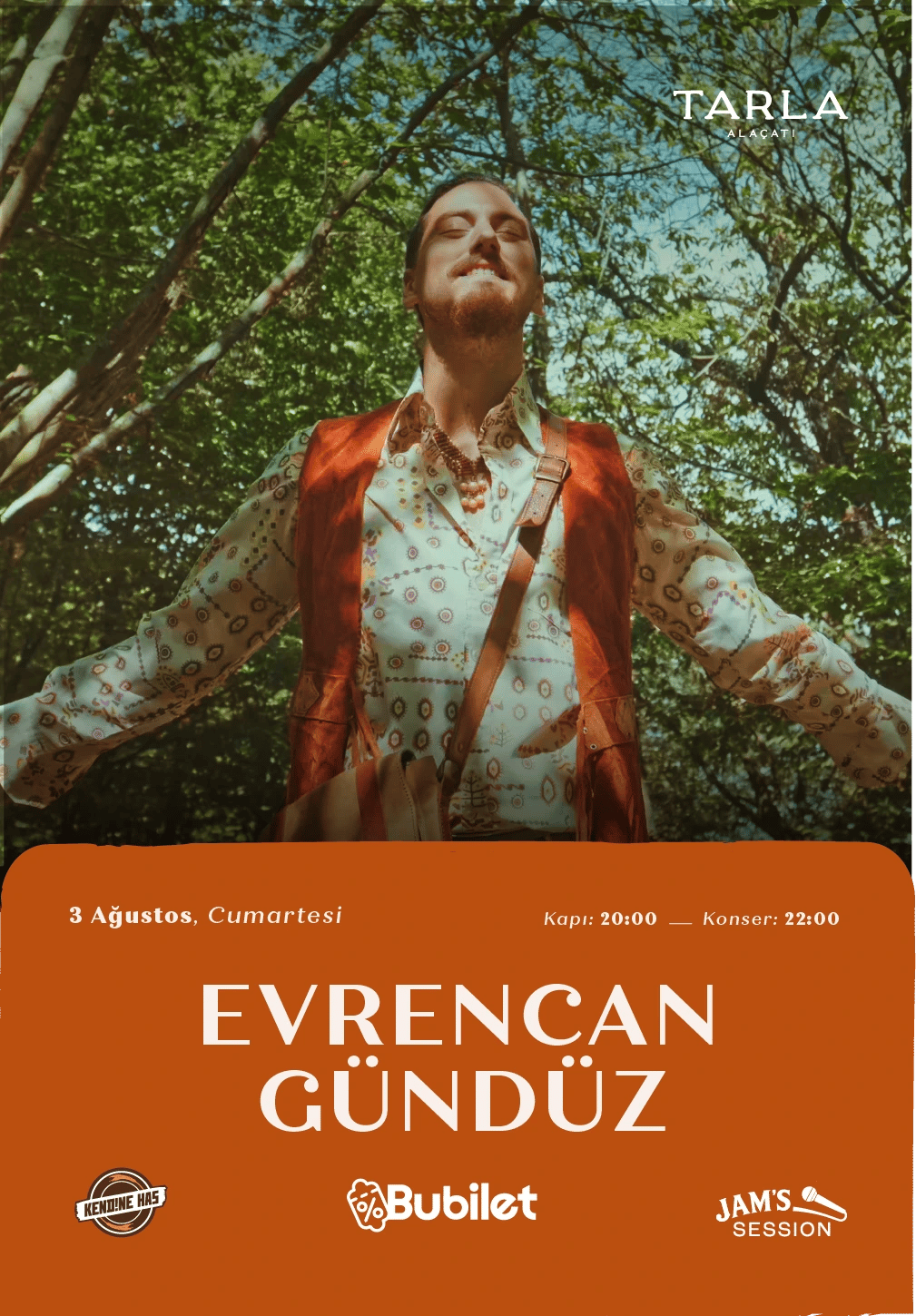 Tarla’da Konser: Evrencan Gündüz