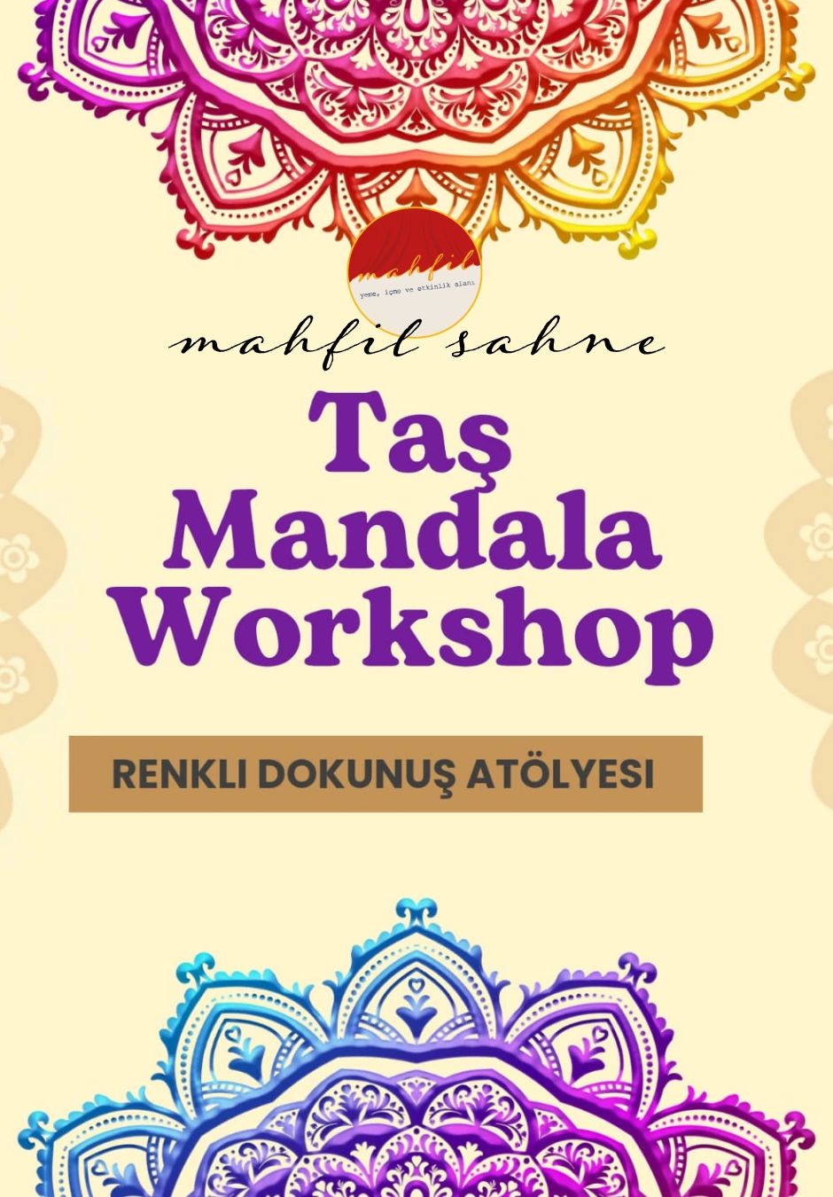 Taş Mandala Workshop - Renkli Dokunuş Atölyesi