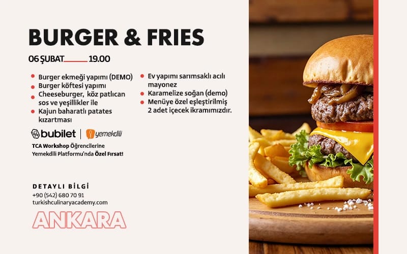 TCA |  Burger & Fries Workshop