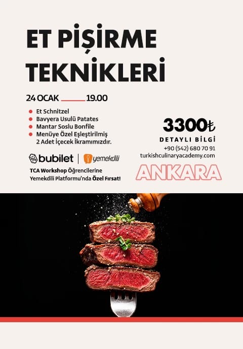TCA | Et Pişirme Teknikleri