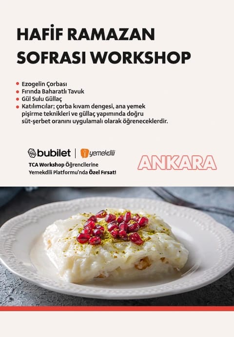 TCA | Hafif Ramazan Sofrası Workshop