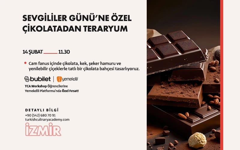 TCA | Sevgililer Gününe Özel Çikolatadan Teraryum